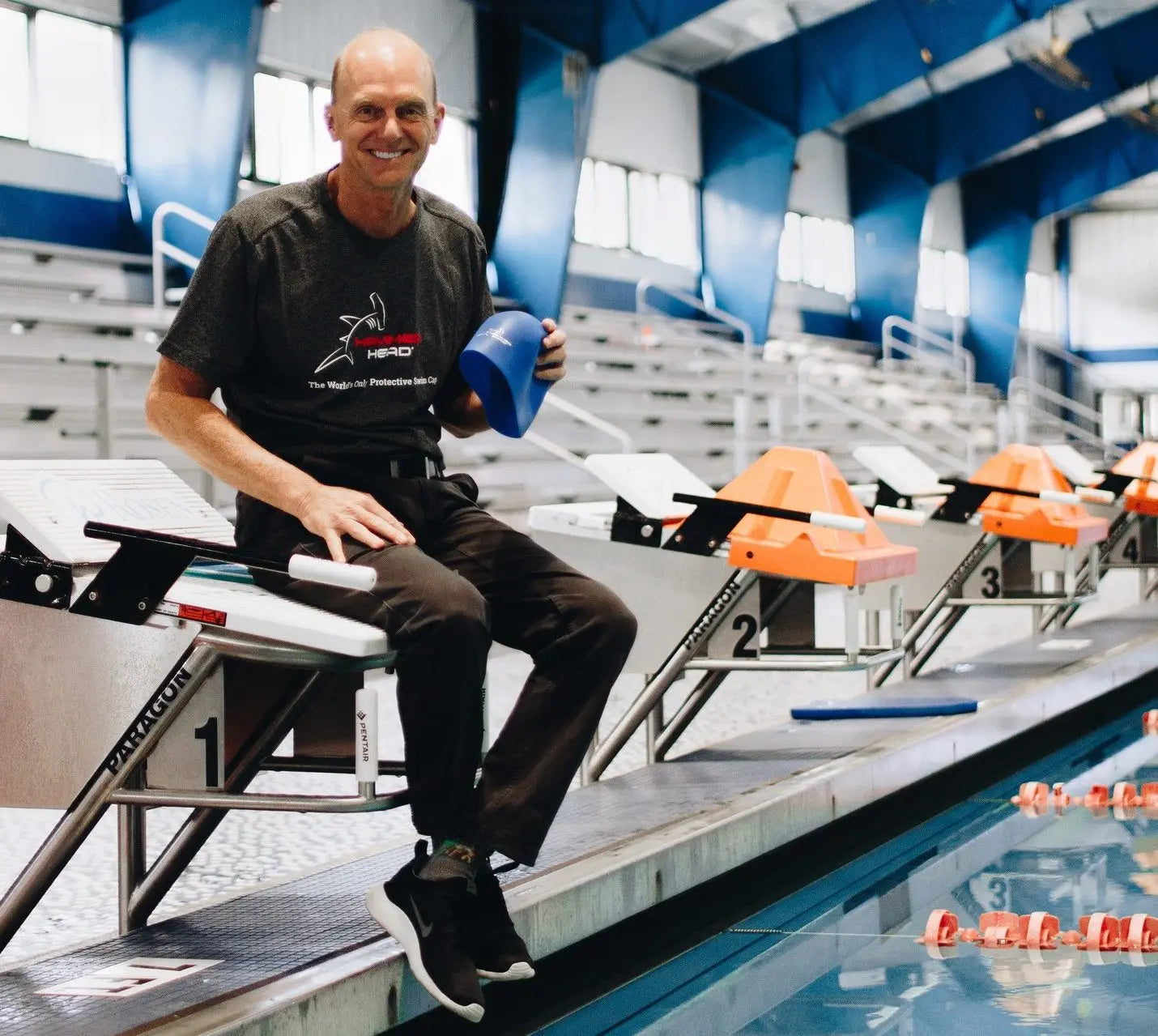 OLYMPIC CHAMPION ROWDY GAINES TALKS HAMMER HEAD SWIM CAPS