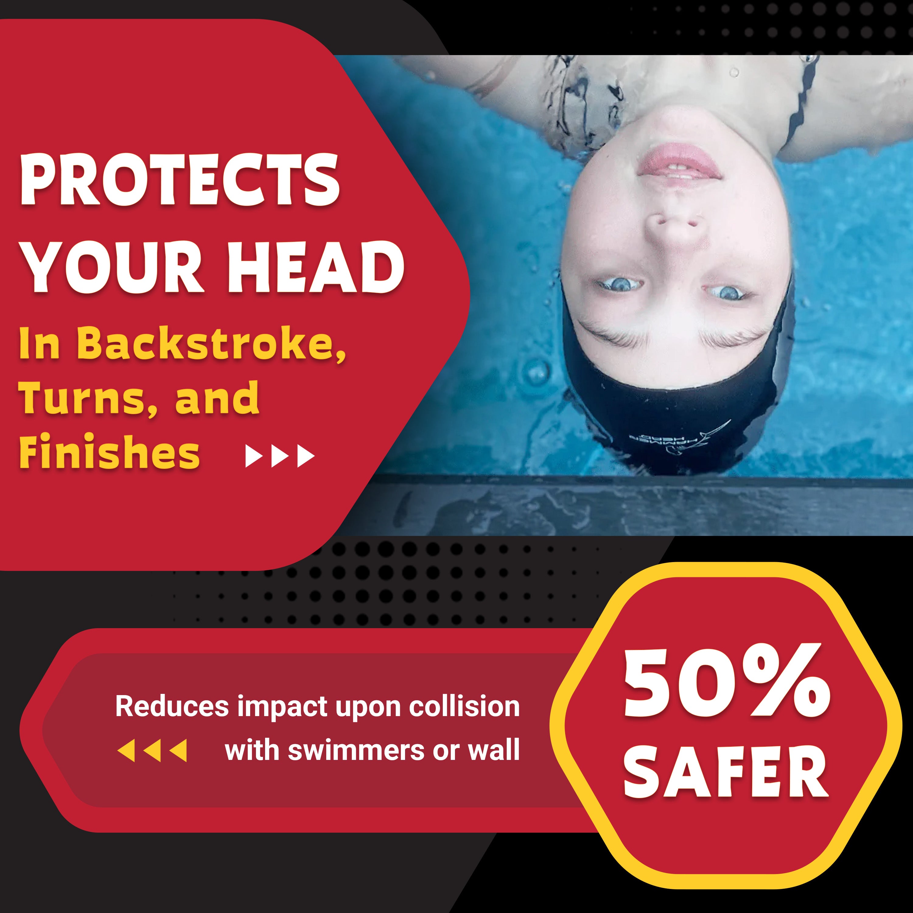 Hammer Head Swim Cap