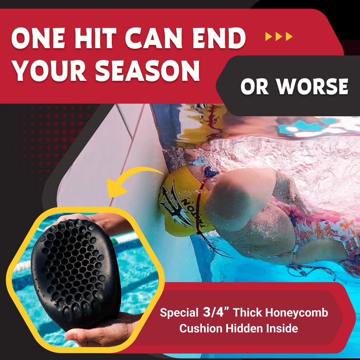 Hammer Head Swim Cap