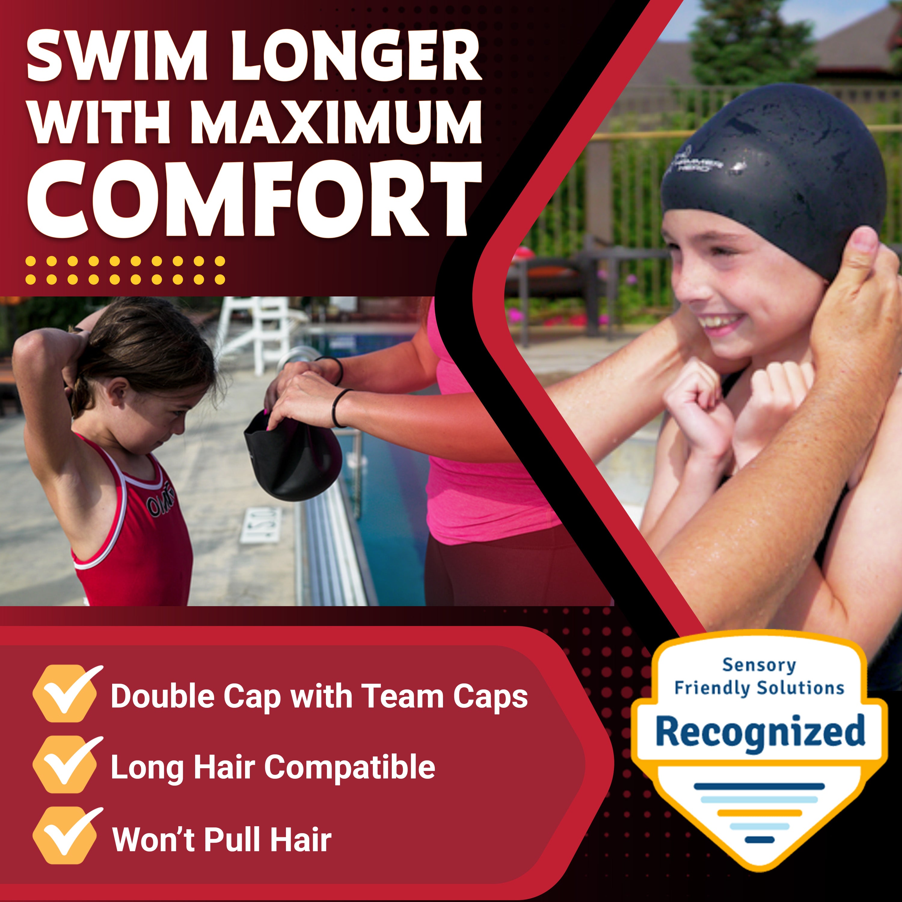 Hammer Head Swim Cap