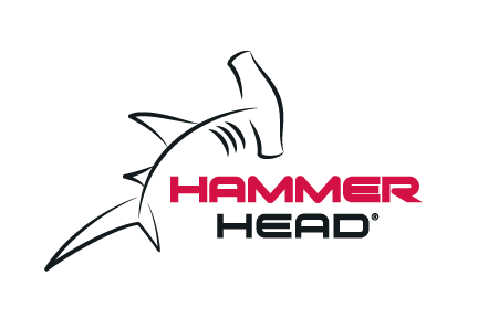 HammerHead logo with a stylized shark design on a white background