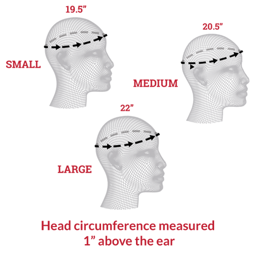 This is the Hammer Head swim cap size chart to help you select the best size for you. It shows small swimming cap size, medium swim cap size and large swimming cap size.